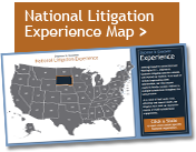 National Litigation Experience Map