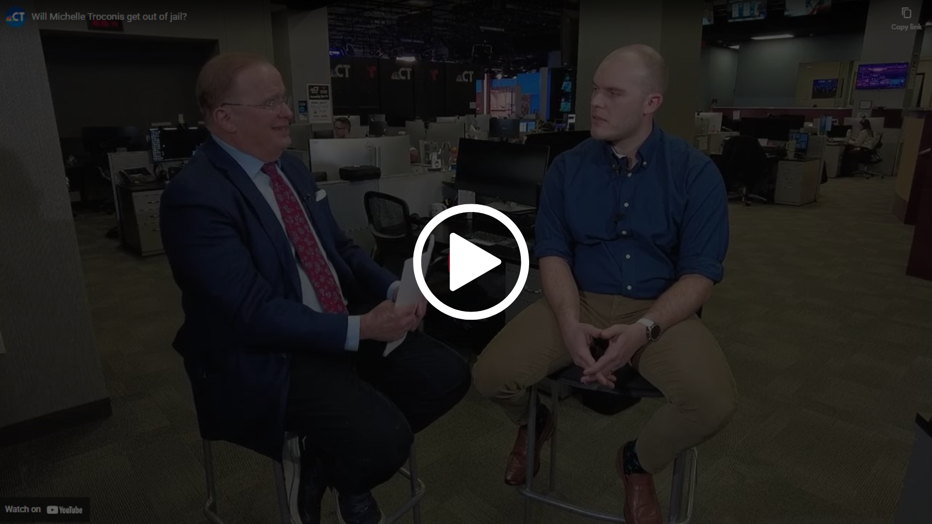 Screenshot from Jim Bergenn's January 16, 2026 interview with NBC Connecticut