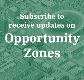 Image linking to subscribe to receive opportunity zones updates: 