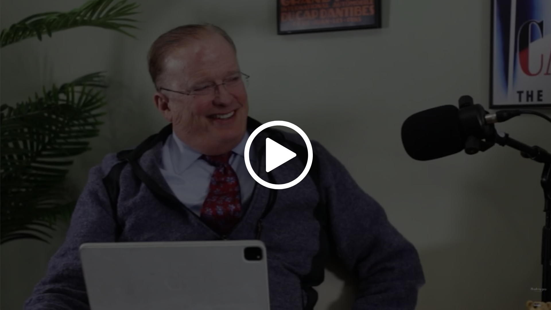 Screenshot of Jim Bergenn on i'll call my guy. podcast
