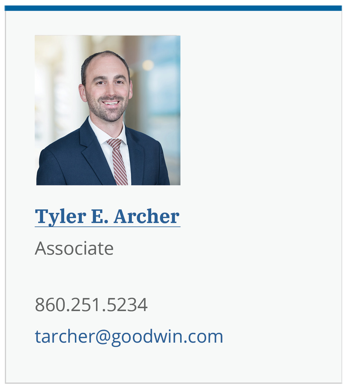 Tyler Archer bio photo and contact info link to bio