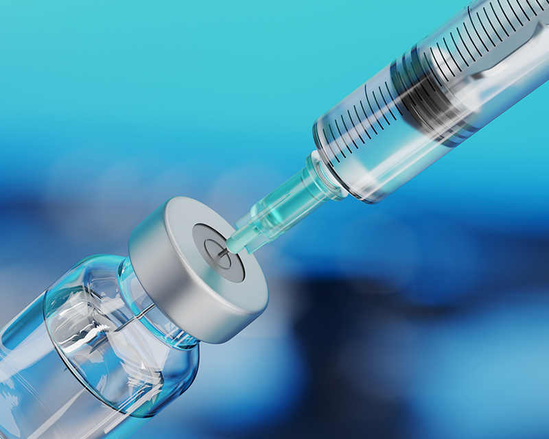 stock image of vaccination