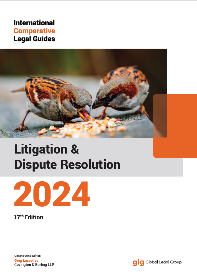 Book Cover Image for Litigation & Dispute Resolution Laws and Regulations USA - 2024