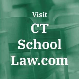CT School Law Blog main page screenshot widget